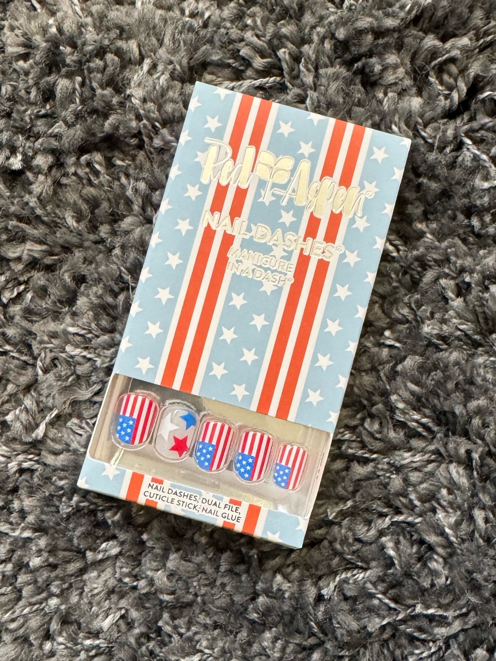 Red Aspen Nail Dash Star-Spangled Bestie Sarah